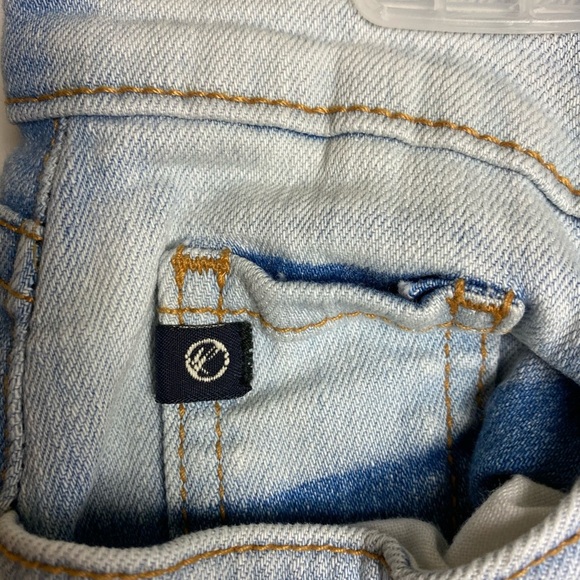 kancan Womens Jeans Sz 26 Light Wash Distressed - Picture 3 of 6